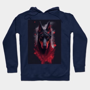 Evil Ninja Dobermann Hoodie